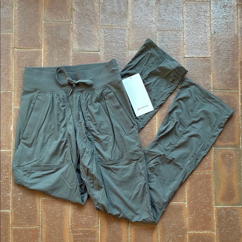 Lululemon Athletica greenish-gray joggers